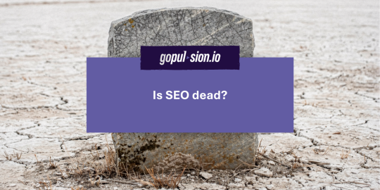 Is SEO dead